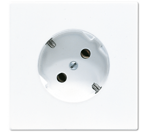 Розетка штепсельная Schuko Jung LS520-45WW Розетка штепсельная Schuko Jung LS520-45WW