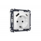 Комплект механизма розетки 2USB A+C 20W (быстрая зарядка) с/з Ambrella Volt Alfa MA130010