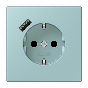 Розетка 2K+З USB Typ A Jung LC1520-18A214