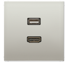 Розетка HDMI/USB Jung MAES1163