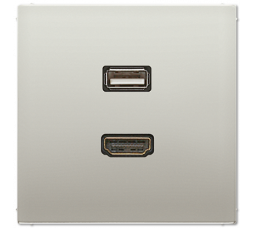 Розетка HDMI/USB Jung MAES1163 Розетка HDMI/USB Jung MAES1163