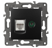 Розетка RJ45+TV Эра 14-3110-05 Б0034318