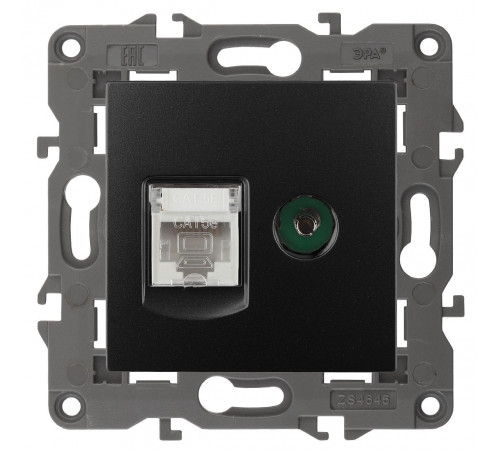 Розетка RJ45+TV Эра 14-3110-05 Б0034318 Розетка RJ45+TV Эра 14-3110-05 Б0034318