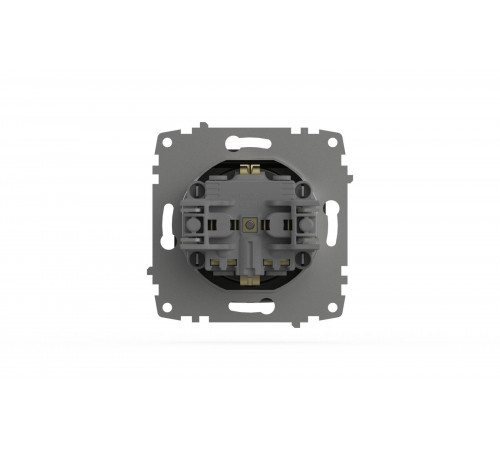 Розетка с крышкой и заземлением ELBI Zena Vega 609-011100-218
