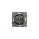 Розетка с крышкой и заземлением ELBI Zena Vega 609-011100-218