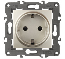 Розетка 2P+E Schuko со шторками Эра 14-2102-04 Б0034275