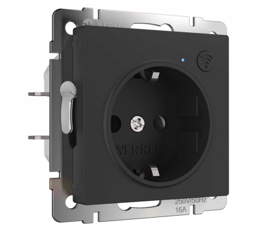 Розетка Wi-Fi Werkel черный матовый W1171608 4690389176098 Розетка Wi-Fi Werkel черный матовый W1171608 4690389176098