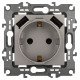 Розетка со шторами и 2 USB Эра 12-4109-16 Б0065729