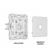 Комплект механизма TV розетки оконечной 50-870 MHz 1dB Ambrella Volt Alfa MA913010