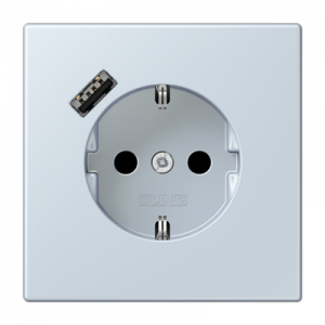 Розетка 2K+З USB Typ A Jung LC1520-18A209