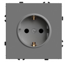 Розетка 1-местная с защитной шторкой Stekker RST16-5110-10 Эмили 49958
