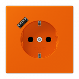 Розетка 2K+З USB Typ A Jung LC1520-18A224