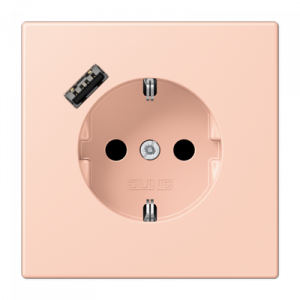 Розетка 2K+З USB Typ A Jung LC1520-18A234
