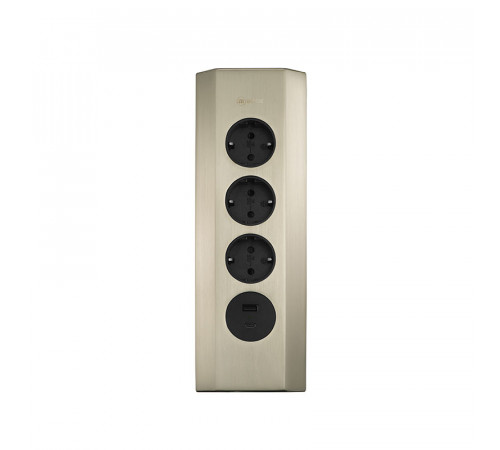 Блок розеток 50F (NEW) (3 секции и 2 USB) Mebax 00-00001588 Блок розеток 50F (NEW) (3 секции и 2 USB) Mebax 00-00001588