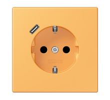 Розетка 2K+З USB Typ C Jung LC1520-18C254