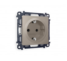 Комплект механизма розетки с/з со шторками Ambrella Volt Alfa MA367010