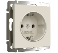 Розетка с заземлением Werkel 4690389184710 W1171062