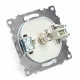 Розетка телевизионная 1-местная Stekker Катрин GLS00-7108-04 49024