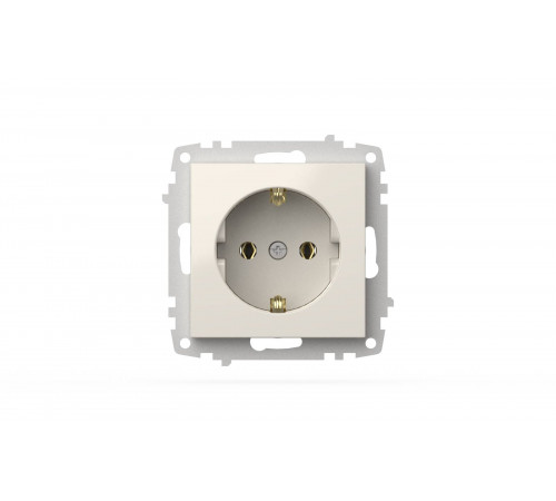 Розетка с заземлением ELBI Zena Vega 609-010200-217
