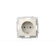 Розетка с заземлением ELBI Zena Vega 609-010200-217