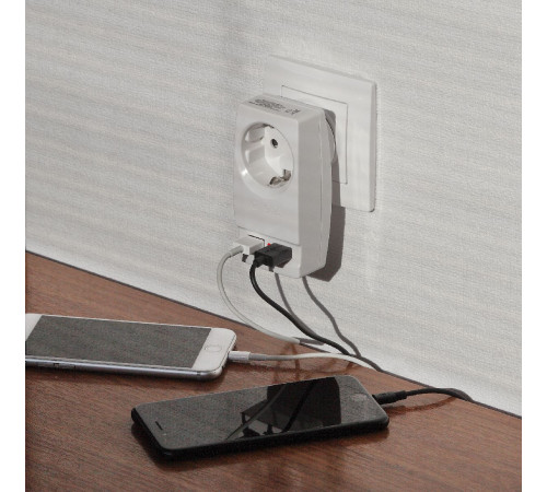 Разветвитель электрический Эра SP-1e-USB-W Б0026332 Разветвитель электрический Эра SP-1e-USB-W Б0026332