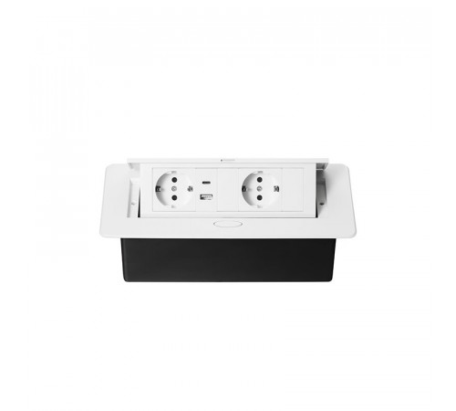 Блок розеток MX-226 (O) (2 секции, 1 USB и 1 type C) Mebax 00-00002604