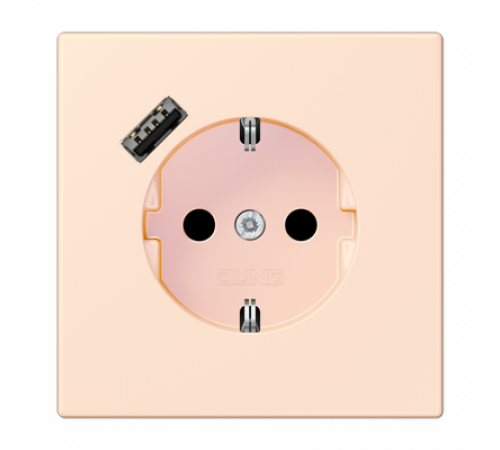 Розетка 2K+З USB Typ A Jung LC1520-18A226 Розетка 2K+З USB Typ A Jung LC1520-18A226