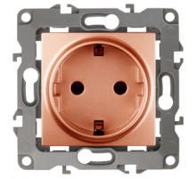 Розетка 2P+E Schuko Эра 12-2101-14 Б0019321