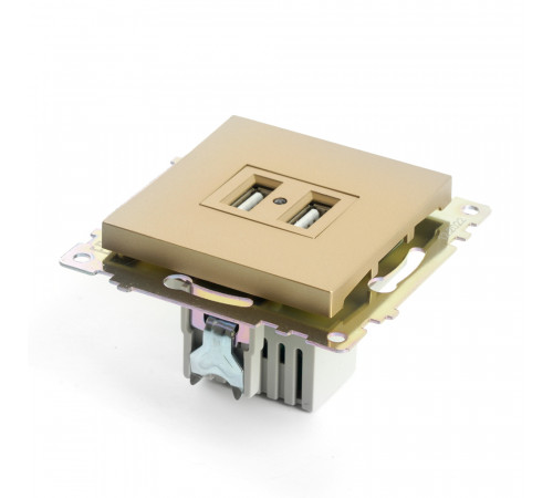 Розетка 2-местная USB Stekker Катрин GLS10-7115-08 49229 Розетка 2-местная USB Stekker Катрин GLS10-7115-08 49229