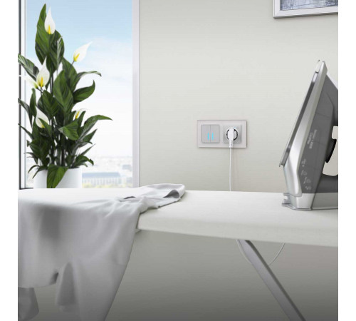 Розетка Wi-Fi Werkel серебряный W1171606 4690389176074 Розетка Wi-Fi Werkel серебряный W1171606 4690389176074