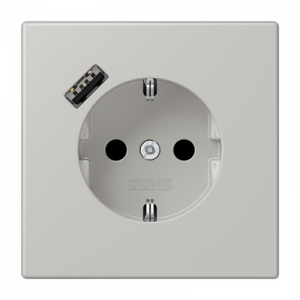 Розетка 2K+З USB Typ A Jung LC1520-18A205