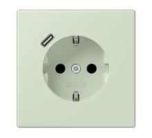 Розетка 2K+З USB Typ C Jung LC1520-18C218