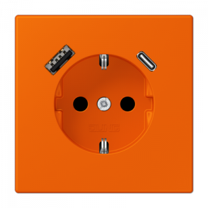 Розетка 2K+З USB Typ AC Jung LC1520-15CA224