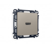 Комплект механизма розетки HDMI 2.0 40V/500mA 2.0GHz 5-18Gbit/s Ambrella Volt Alfa MA374010