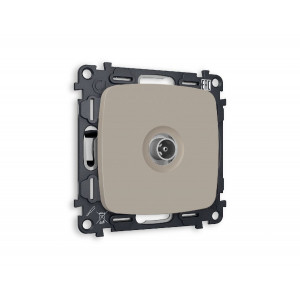 Комплект механизма TV розетки проходной 5-1000 MHz 4dB Ambrella Volt Omega MO373030