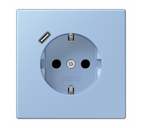 Розетка 2K+З USB Typ C Jung LC1520-18C207 Розетка 2K+З USB Typ C Jung LC1520-18C207