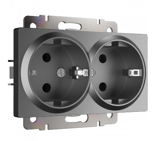 Розетка двойная с заземлением Werkel W1172064 4690389194443 a063107 Розетка двойная с заземлением Werkel W1172064 4690389194443 a063107
