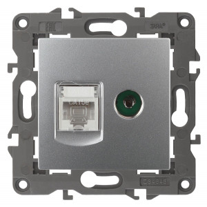 Розетка RJ45+TV Эра 14-3110-03 Б0034316