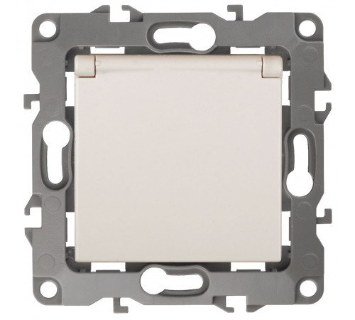 Розетка 2P+E Schuko со шторками с крышкой Эра 12-2103-02 Б0014694 Розетка 2P+E Schuko со шторками с крышкой Эра 12-2103-02 Б0014694