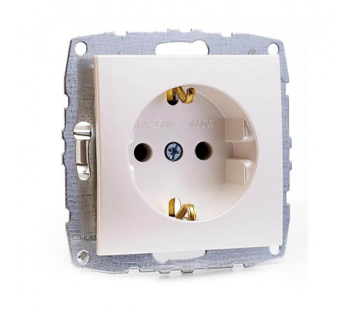 Розетка с заземлением Mono Electric Despina-Larissa 16А 250В жемчуг 500-002521-117 Розетка с заземлением Mono Electric Despina-Larissa 16А 250В жемчуг 500-002521-117