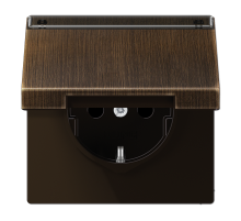 Розетка штепсельная Schuko Jung ME1520NAKLAT