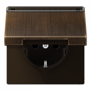 Розетка штепсельная Schuko Jung ME1520NAKLAT