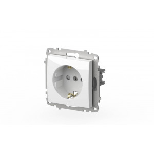 Розетка с заземлением и защитой от детей ELBI Zena Vega 609-015600-243