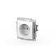 Розетка с заземлением и защитой от детей ELBI Zena Vega 609-015600-243