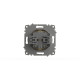 Розетка с крышкой и заземлением ELBI Zena Vega 609-012500-218