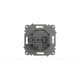 Розетка с крышкой и заземлением ELBI Zena Vega 609-015600-218
