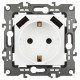 Розетка со шторами и 2 USB Эра 12-4109-01М Б0065728
