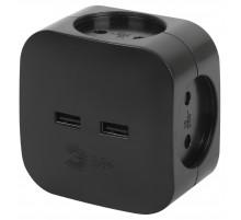 Разветвитель электрический Эра SP-4-USB-B Б0049536