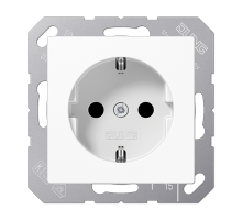 Розетка штепсельная Schuko Jung A1520BFKIWW