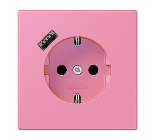 Розетка 2K+З USB Typ A Jung LC1520-18A246 Розетка 2K+З USB Typ A Jung LC1520-18A246